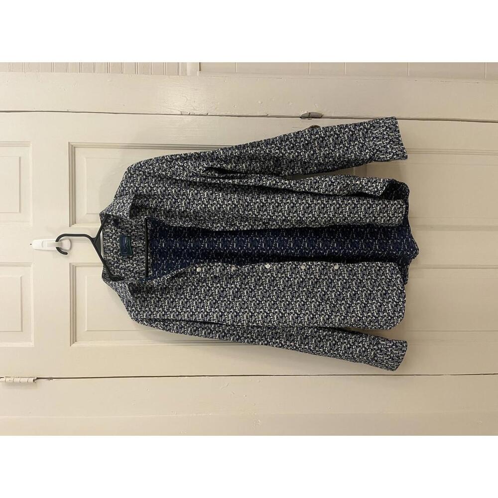Men's XL Button-Up Shirt with Nautical Print